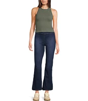 Free People Hayley Crew Neck Racerback Knit Sleeveless Tank