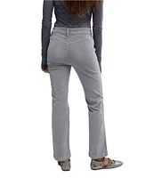 Free People High Time Kick Flare Mid Rise Slim Fit Pant