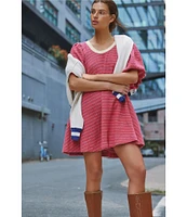 Free People Hudson Heavy Knit Stripe Dress