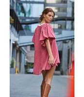 Free People Hudson Heavy Knit Stripe Dress