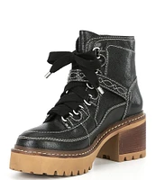 Free People Jasper Leather Hiker Booties