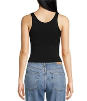 Free People Knit Clean Lines High Neck Sleeveless Camisole