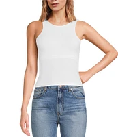 Free People Knit Clean Lines High Neck Sleeveless Camisole