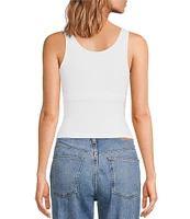 Free People Knit Clean Lines High Neck Sleeveless Camisole