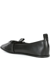 Free People Mania Bow Leather Ballet Flats