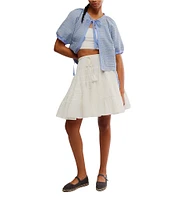 Free People Many Layers Low Rise Tiered Skirt