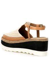 Free People Morning In Mykonos Crochet Platform Wedge Espadrilles