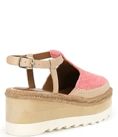 Free People Morning In Mykonos Crochet Platform Wedge Espadrilles