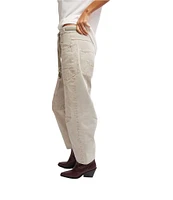 Free People Moxie Low Rise Pull-On Barrel Jeans
