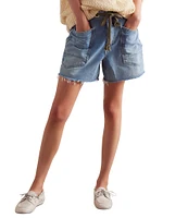 Free People Moxie Raw Hem Denim Shorts