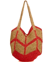 Free People Mykonos Straw Tote Bag