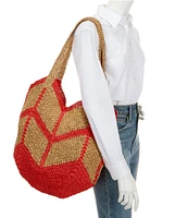 Free People Mykonos Straw Tote Bag