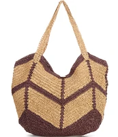 Free People Mykonos Straw Tote Bag