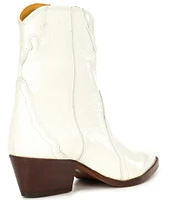 Free People New Frontier Patent Leather Western Booties