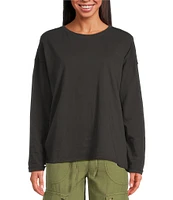 Free People Nina Crew Neck Long Sleeve Tee