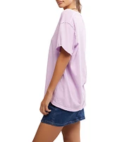 Free People Nina V-Neck Short Sleeve Tee