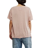 Free People Nina V-Neck Short Sleeve Tee