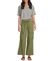 Free People Park Ave High Rise Cargo Pants