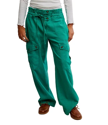 Free People Park Ave High Rise Cargo Pants