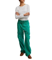Free People Park Ave High Rise Cargo Pants