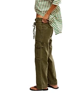 Free People Park Ave High Rise Cargo Pants