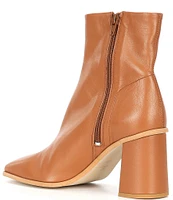 Free People Sienna Leather Square Toe Ankle Booties