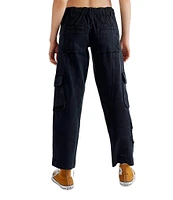 Free People Tahiti Low Rise Straight Leg Cargo Pants