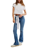 Free People The Perfect Tee Crew Neck Short Sleeve Cropped Tee