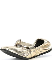 Free People Ursa Gemini Leather Ornament Ballet Flats