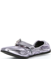 Free People Ursa Gemini Leather Ornament Ballet Flats