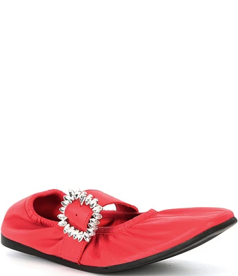 Free People Ursa Gemini Leather Ornament Ballet Flats