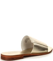 Free People Verona Leather Flat Slide Sandals