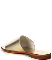 Free People Verona Leather Flat Slide Sandals