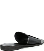 Free People Verona Leather Flat Slide Sandals