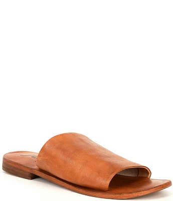 Free People Vicente Leather Slide Sandals