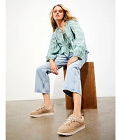 Free People We The Free Deep Trance Dropped Denim High Rise Wide Leg Boyfriend Jeans