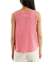 Free People We The Free Easy Tank Cotton-Blend Scoop Neck Sleeveless Tank