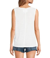 Free People We The Free Easy Tank Cotton-Blend Scoop Neck Sleeveless Tank