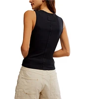 Free People We The Free Neria V-Neckline Sleeveless Tank