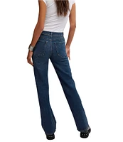 Free People We The Free Sabine Slim Bootcut Denim Self-Tie Belt Jeans