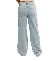 Free People We The Free Stride Low Slung Wide Leg Jeans