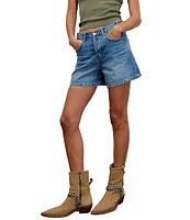 Free People We The Free Tippi High Rise Relaxed Denim Shorts