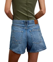 Free People We The Free Tippi High Rise Relaxed Denim Shorts