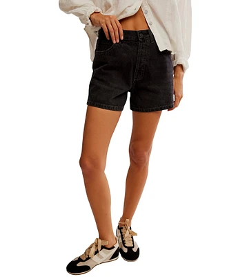 Free People We The Free Tippi High Rise Denim Shorts