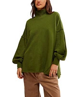 Free People We The Free Wonderful Turtleneck Long Sleeve Pullover