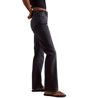 Free People We The Free Xena Denim High Rise Slim Straight Jeans