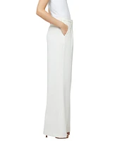 French Connection Azra Coordinating Twill High Waisted Wide Leg Pleated Trousers
