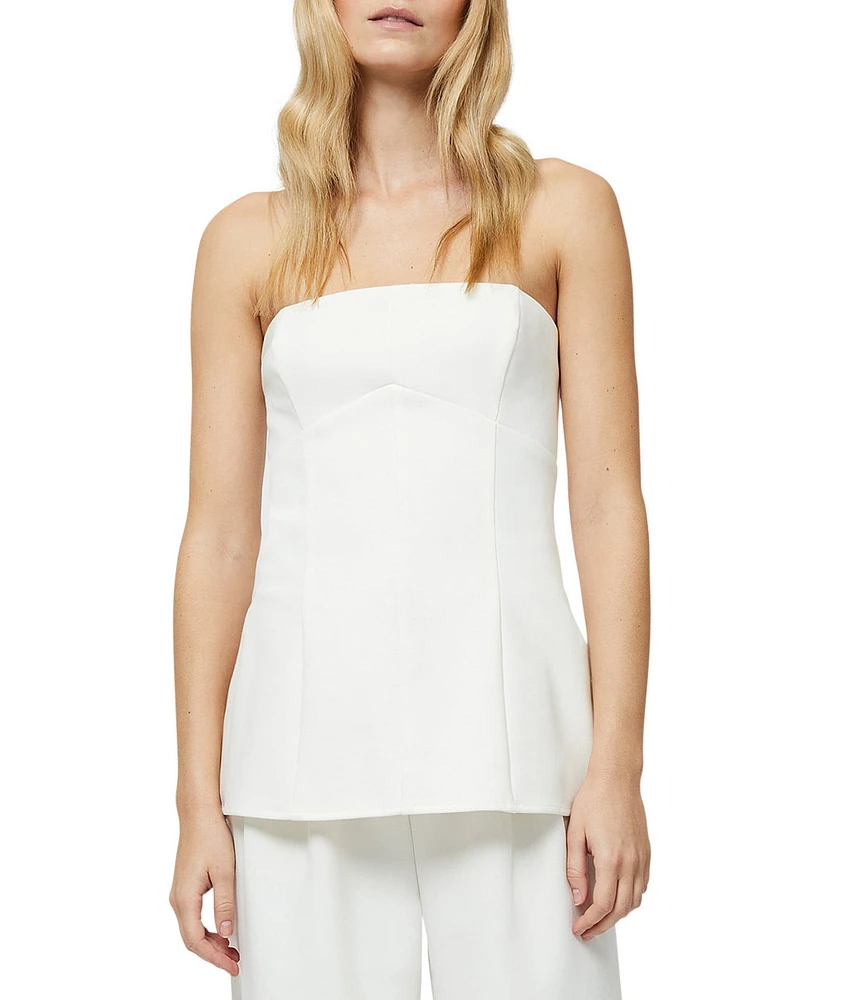 French Connection Coordinating Azra Twill Strapless Top