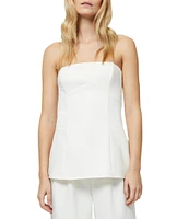 French Connection Coordinating Azra Twill Strapless Top