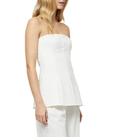 French Connection Coordinating Azra Twill Strapless Top